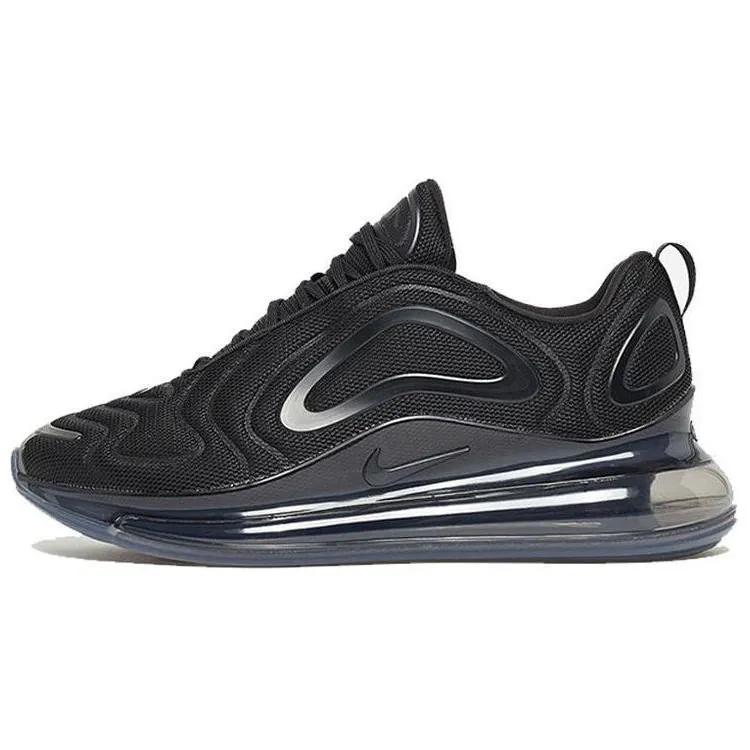 Nike Air Max 720 'Triple Black' (Unisex) Black / Black-Black Running Shoes AO2924 007