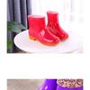 Stivali da Pioggia Corti Impermeabili Antiscivolo Moda Donna Scarpe di Gomma per Lavoro in Cucina