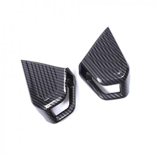 ABS Carbon Fiber Dash Side Air Vent Trim Cover For Land Cruiser LC250 2024