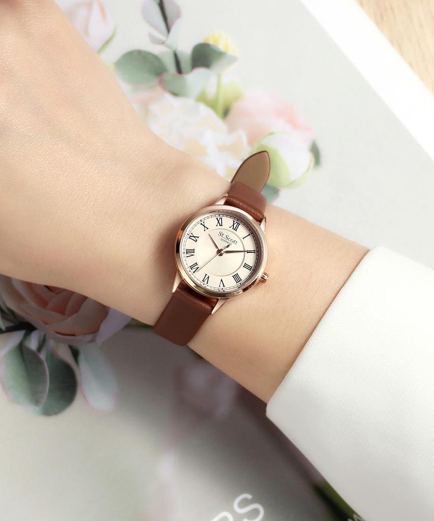 Seinteuseukoteuleondeon Argente Watch - Chocolate Brown / St5307Rrr