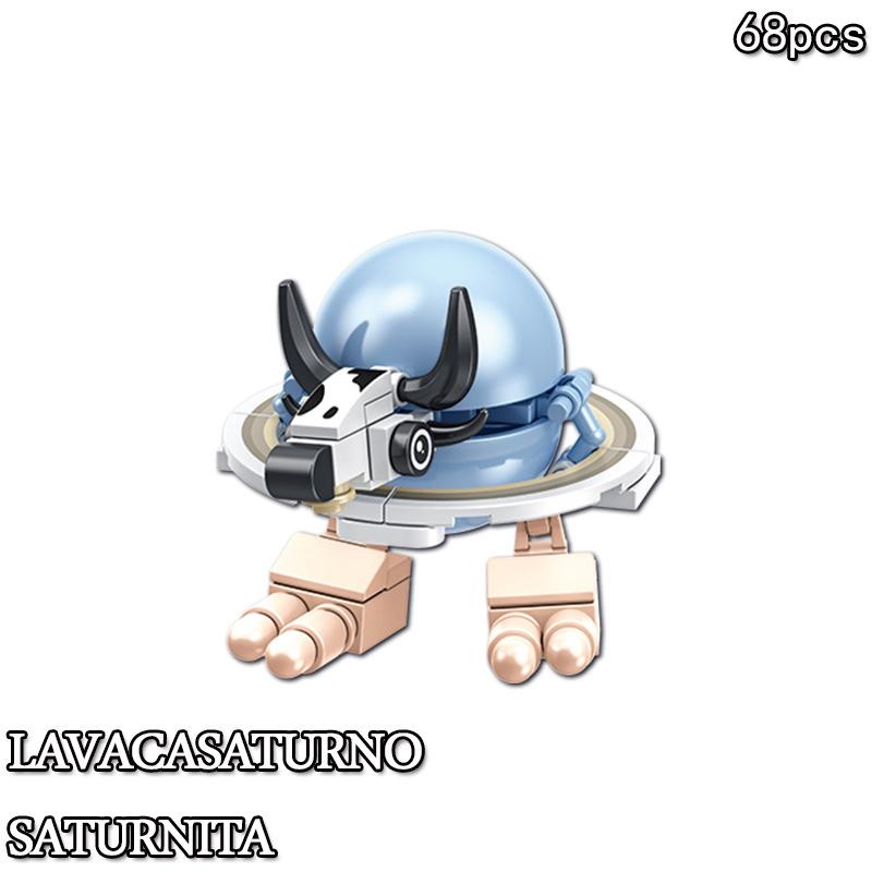 Shark Figurine Tungtungsahur Figure Building Blocks Funny Doll Desktop Decoration Tralalero Tralala Figure Children Block Toy