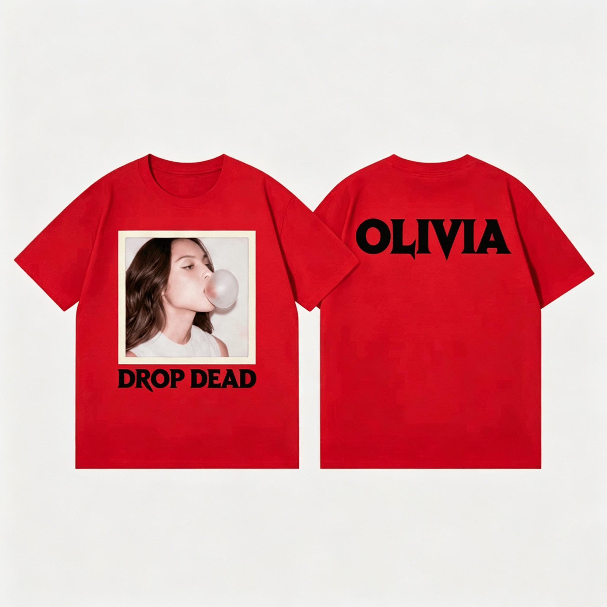 

Olivia New Song Released Death Graphics 2026 Luxury Unisex Cotton 21st Century Style Popular Unisexs and Womens Tshirt Music S