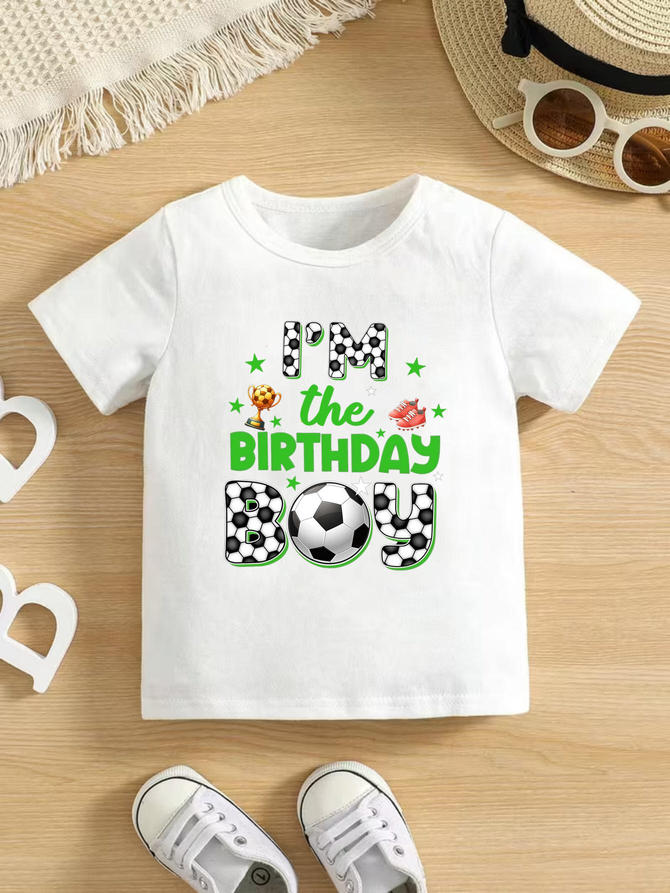 Im the Birthday Boy Soccer Theme Party Boys TShirt Brother Sister of the Birthday Boy Soccer Themed Family TShirt Tops 100