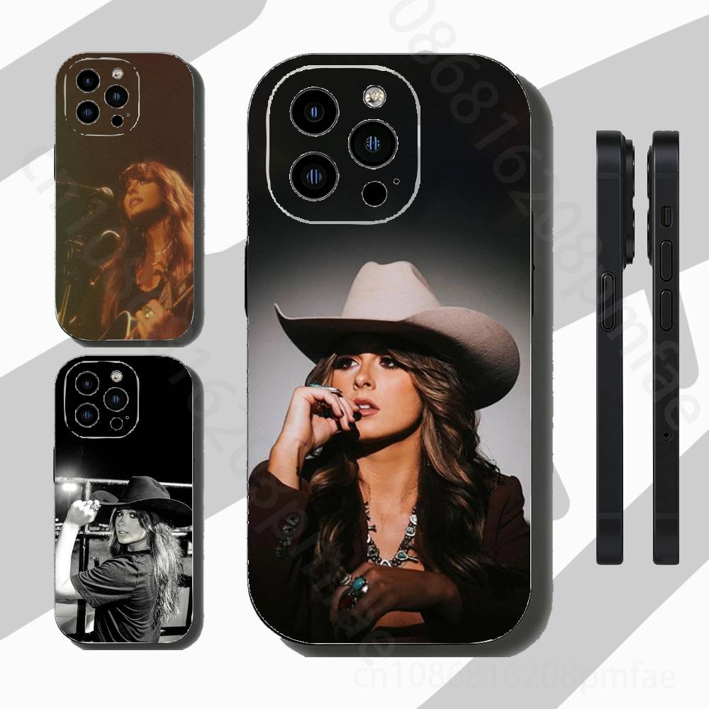 E-Ella L-Langley Singer iPhone Case For 17,16,15,14,13,12,11 Pro,Max,Plus,X,XS,XR,SE,Mini Back Protector Cover