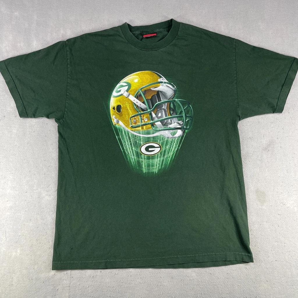 VTG Green Bay Packers NFL Shirt Men's 2XL American Football Team Crew Neck