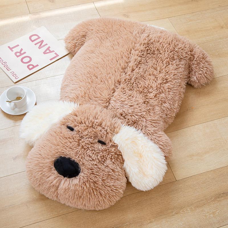Large Dog Throw Pillow Futon Pad Plush Toy Teddy Dog Doll Children's Bedroom Tatami Futon Pad