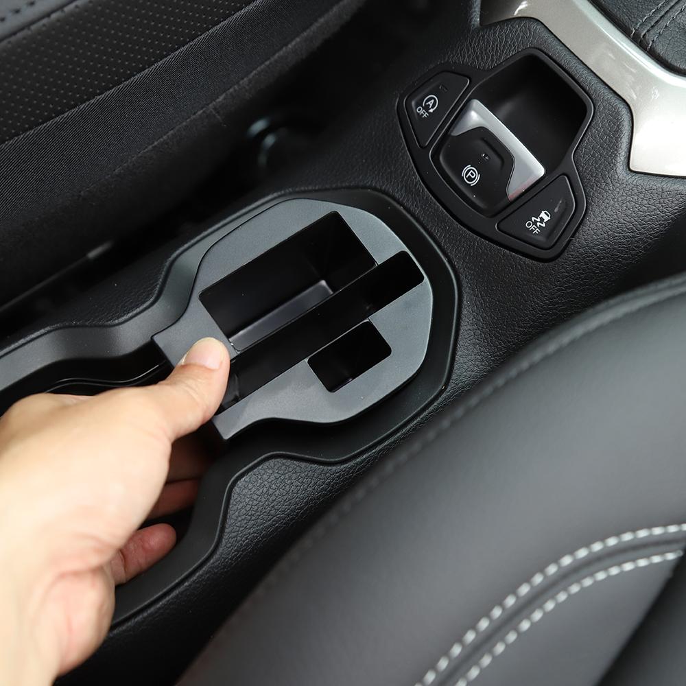 Cup Holder Storage Box Organiser Container For Jeep Renegade 2016 Up Car Interior Acessories