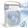 Tragbarer Hydrocooling Luftkühler Ventilator mit Luftbefeuchter 3 Geschwindigkeiten Haushalt Kleine Klimaanlage Schreibtisch Kühlventilator für Büro Reisen