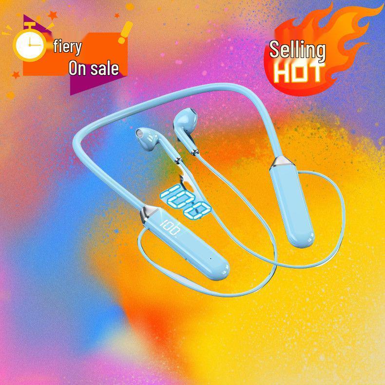 Wireless Sports Neckband Bluetooth Headphones with Long Battery Life, Universal Fit, Non-Slip Design