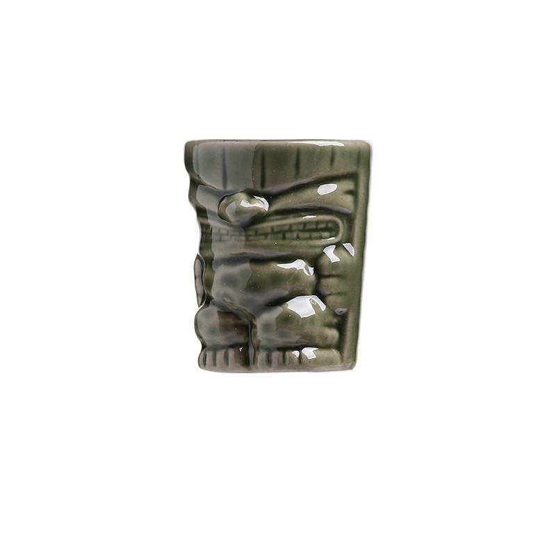 Mini Keramik Tiki Cocktailbar Zubehör Tiki Becher Schnapsglas Wein Set Hausbar Spirituosenbecher Schnapsgläser Wodka 50ml 55ml 60ml