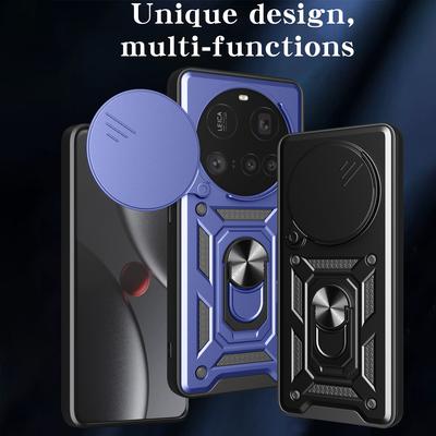 Wojskowe Etui Pancerne Dla Xiaomi 15 Ultra 5G Pokrowiec Ochrona Obiektywu Z Pierścieniem Magnetyczny Uchwyt Coque Fundas Capa