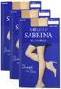 Gunze Sabrina Stockings Shapes Natural Sizes SB520 (3-Pair Set), Beautifully, Tightens, Run-Resistant, Women's, Beige, M-L,