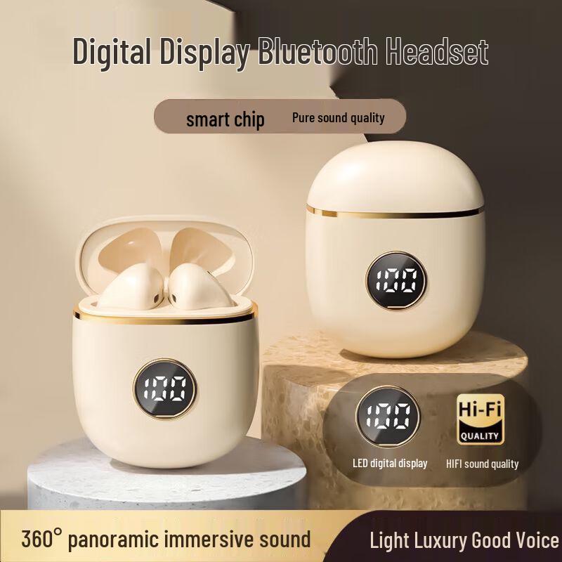 X88 Bluetooth Earbuds | Semi-in-ear | Noise Cancelling | Gaming | Low Latency | Digital Display | High Sound Quality | Comfortable for Long Wear.