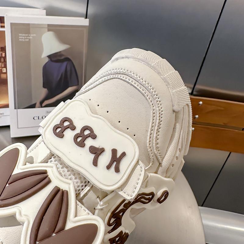 Весна и осень Новая детская обувь для девочек Спортивная обувь с заячьими ушками — фото 8