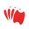 4pcs Car Stickers Door Handle Carbon Fiber Protector Anti Scratch Car Automobiles Handle Protection Car Accessories
