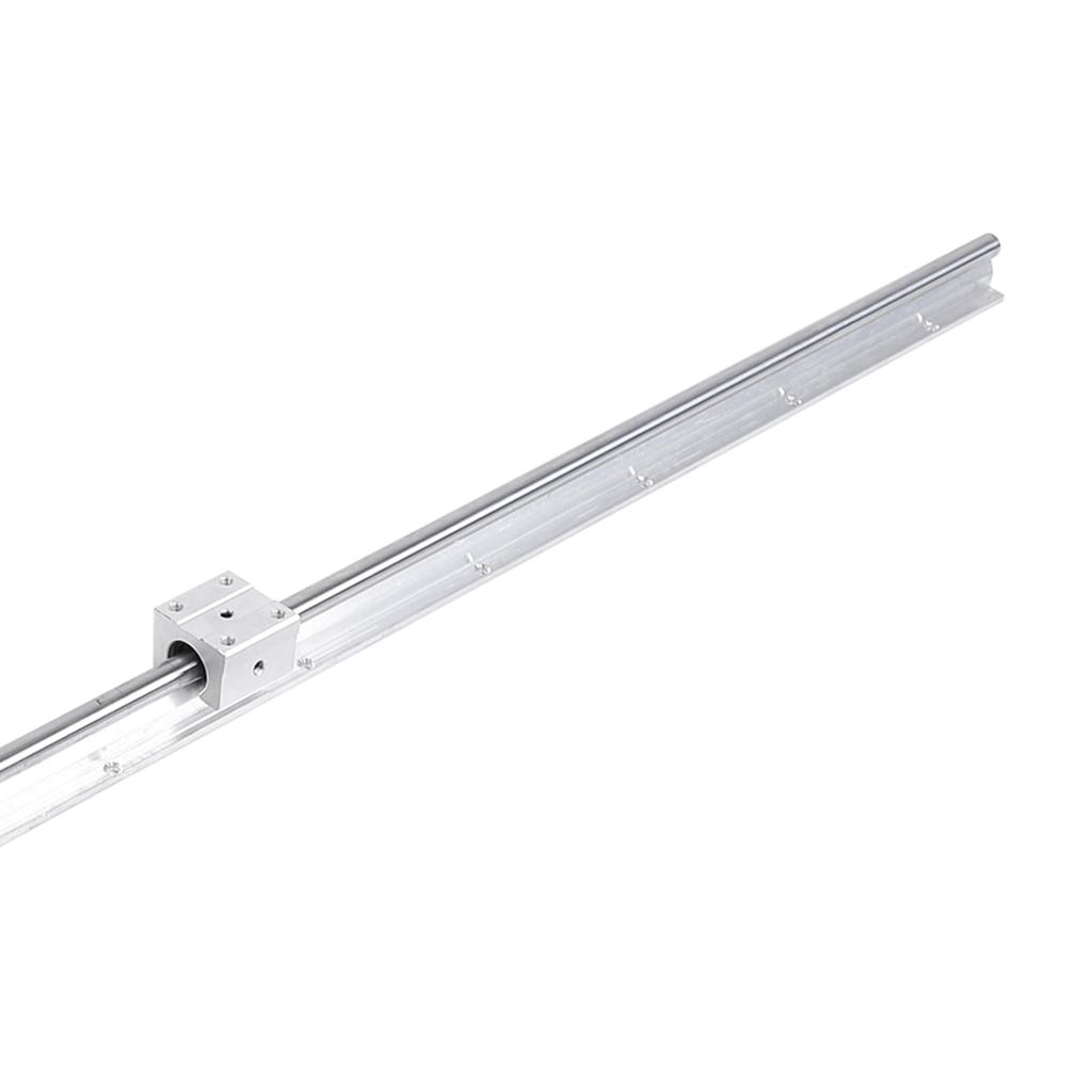 Bearing Slide Block 2Pcs Linear Rail Shaft SBR12-1000mm 12mm Linear Slide Rail Shaft SBR12UU Bearing Block