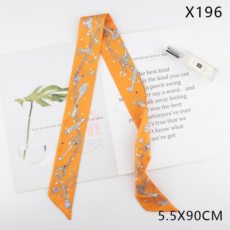 Versatile Vintage Silk Scarf: Hair Tie, Headband, Bag Accessory