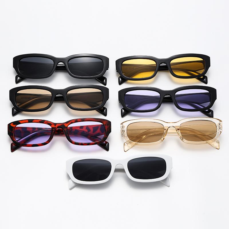 Korean Square Full Frame Street Photography Sunglasses for Men and Women Fashion Trendy Simple UV Resistant Outdoor Sunscreen Sunshade Eyewear