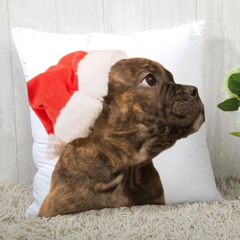 Pillowcase Bulldog  Modern Home Living Room Decoration
