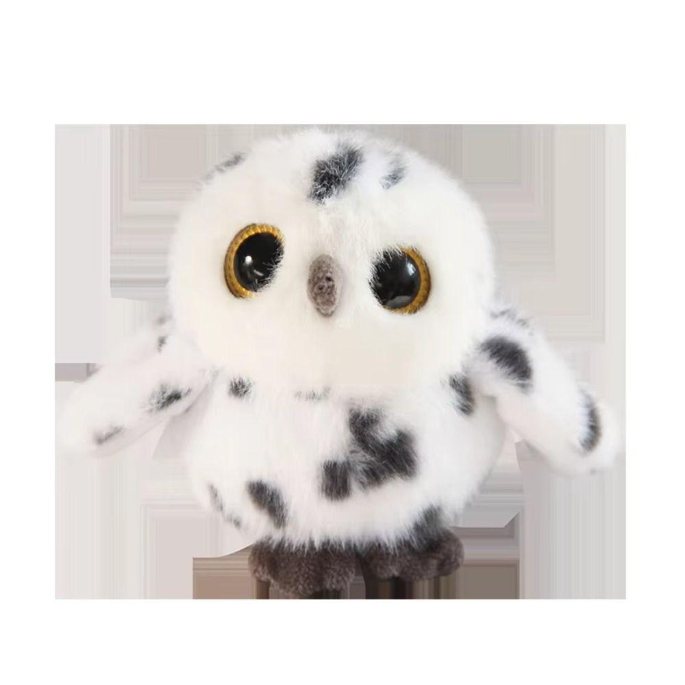 Decoration Owl Plush Pendant Cartoon Owl Doll Plush Bird Doll Keychain  Gift Girlfriend