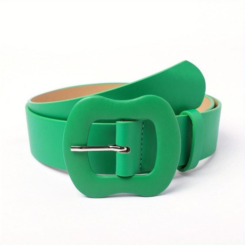 Stylish Korean Candy Color Women's Wide Waist Belt For Fashionable Dresses And Jeans