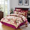 100% Cotton Soft Bedclothes Queen King Size Bedding Sets Quilted Thick Bed Spread Duvet Cover Bed Sheet Set Pillowcase 4/6Pcs