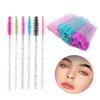 Einweg Kristall Wimpernbürste Kamm 50/100 Stück Wimpernverlängerung Mascara Stäbe Make-up Professionelles Make-up Schönheitswerkzeug