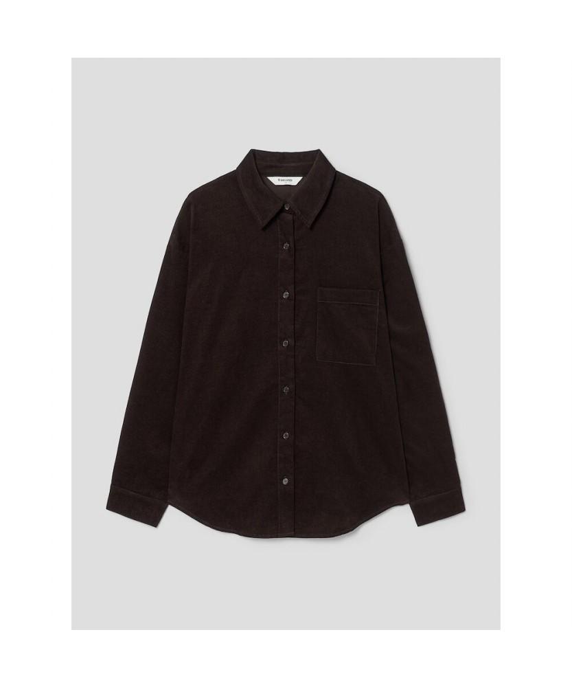 8seconds Three-Bone Corduroy Oversized Shirt Brown
