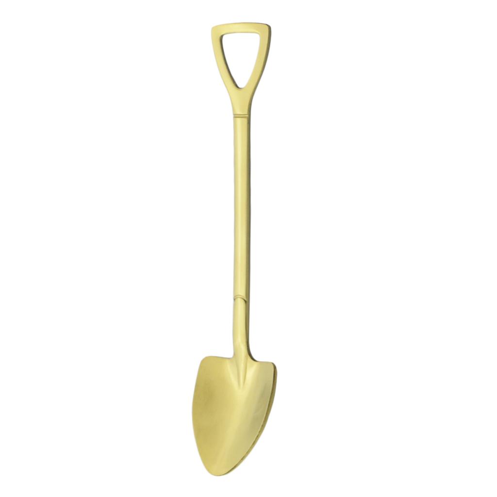 Rainbow Stainless Steel Shovel Spoon Set Ice Cream Stirring Spoon Tool Creative Teaspoon Dessert Coffee Spoon Party Cutlery Set