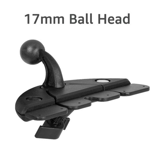 Suport auto pentru telefon cu slot CD, cu clip rotativ la 360 de grade, cu pad antiderapant, suport universal pentru smartphone Samsung/MP3