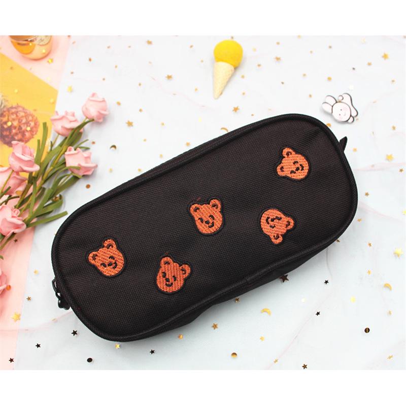 Korean Cartoon Large-Capacity Pencil Case | Cute Animal Design for Students