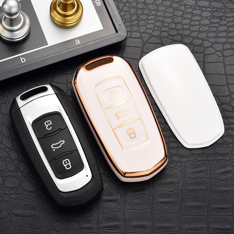 Fits Geely Key Case Cover for Emgrand GS, Boyue, New Million, GL Smart, Borui, Vision X6, Car Shell Buckle
