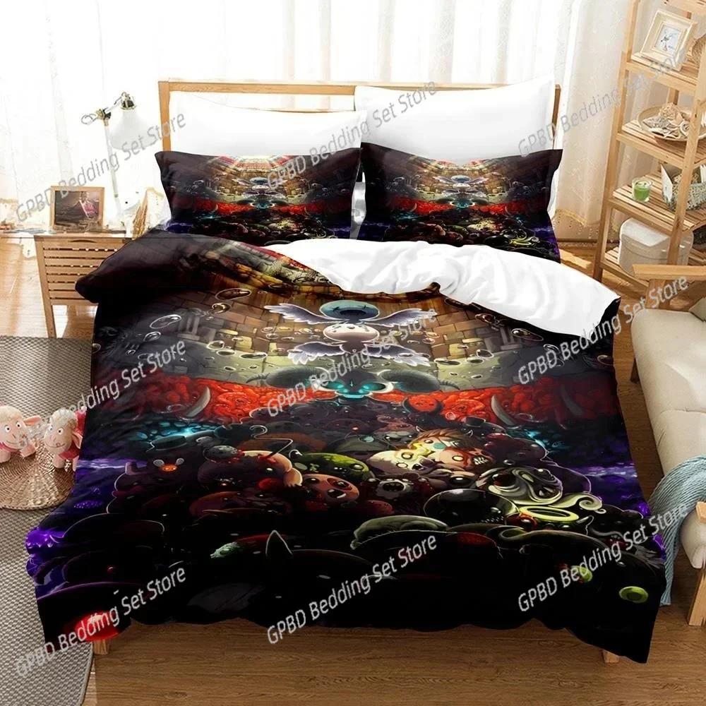 Luxury  New 3D Print Game The Binding of isaac Bedding Set Single Twin Full Queen King Size Bed Set Teenager Bedroom Sheet sets