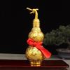 Brass Ornaments Auspicious Ruyi Opening Open Bottom Glossy Screw Mouth Home Office Area Desktop Entrance Gourd