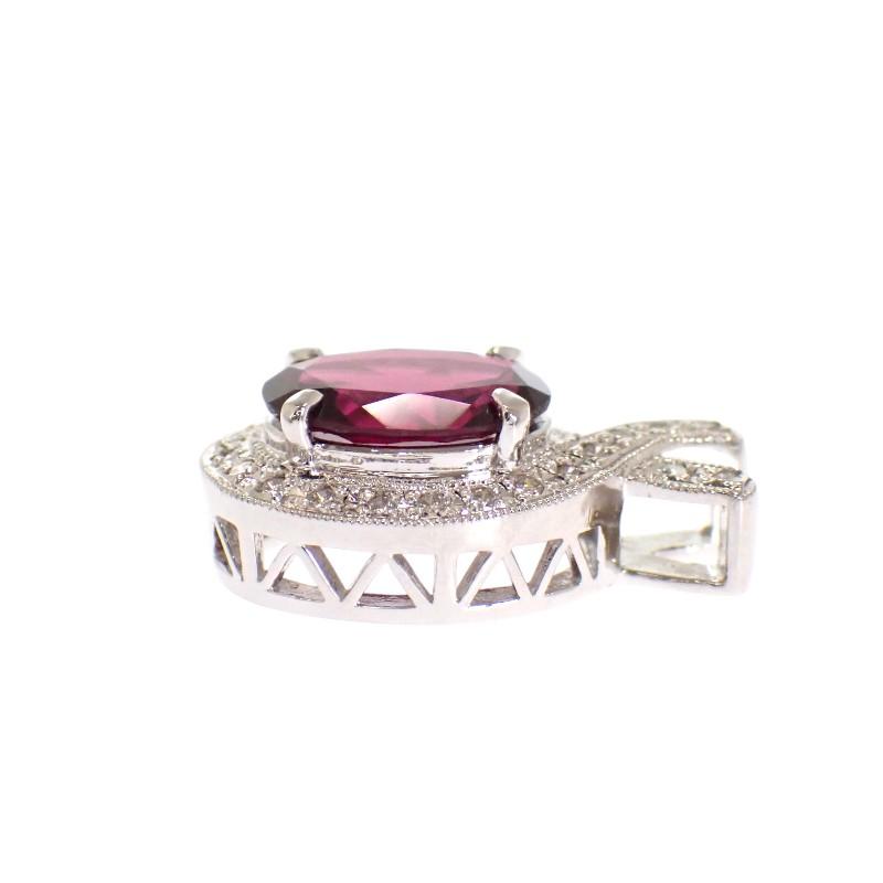 No Brand  Pendant Top K18 White Gold Women