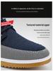 2025 Men's Breathable Canvas Lace-up Casual Shoes for Middle-aged and Elderly
