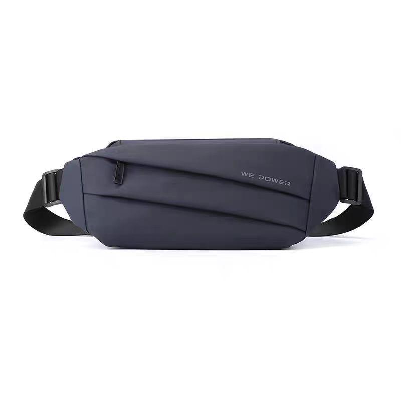 Men's Waterproof Crossbody Waist Bag - Large Capacity, Multifunctional for Outdoor Running