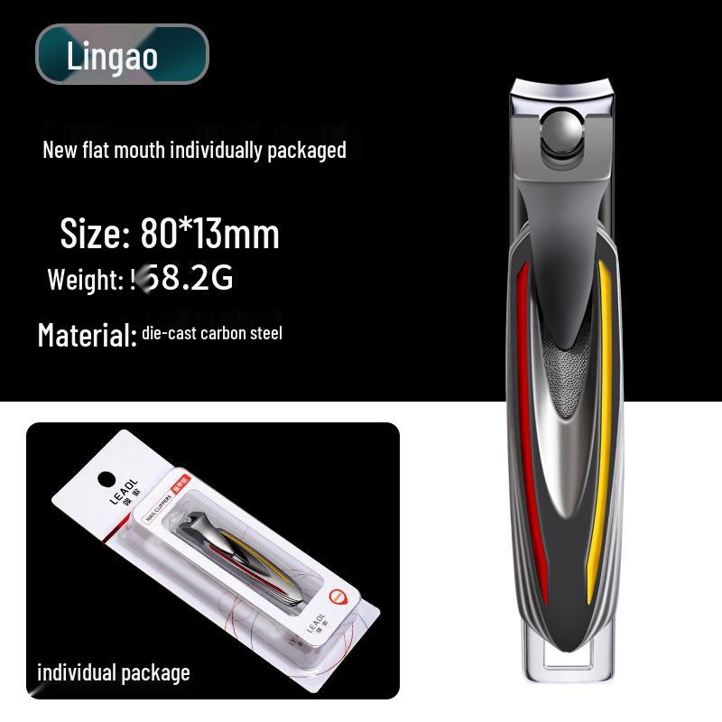 

Набор кусачек для ногтей в индивидуальной упаковке: Включает большие кусачки с плоским и косым лезвием с пилкой для маникюра.