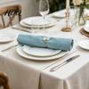 Faux Perlen Serviettenringe für Tisch 3 Stück Ringe Wiederverwendbare Metallhalter Elegante Moderne Ringe Stoffservietten Hochzeiten Bankette Abendessen Dekoration