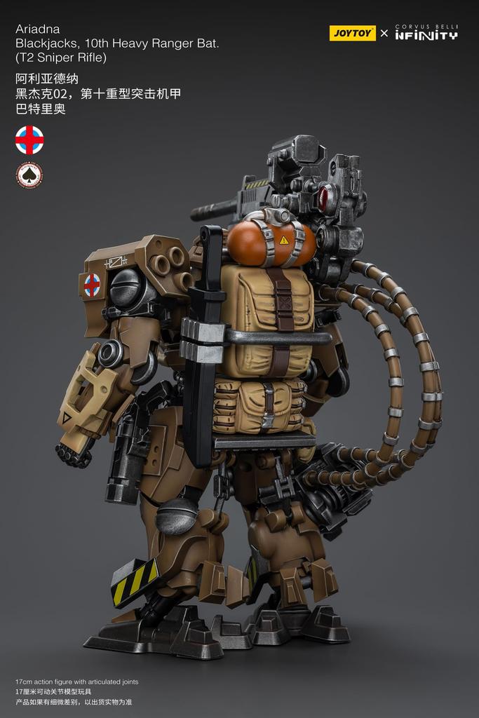 JoyToy Infinity Corbus Belly Ariadna Blackjack 10th Heavy Ranger Bat Sniper Scale Action Figure (T2 Rifle) 118