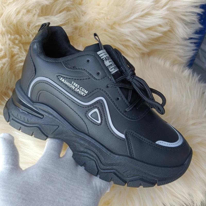 

Новое поступление, повседневная удобная женская походная обувь на толстой подошве, весенне-осенняя модная легкая спортивная обувь 36