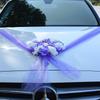 Elegant Wedding Car Decoration Set: Artificial Flower Arrangement for Cars