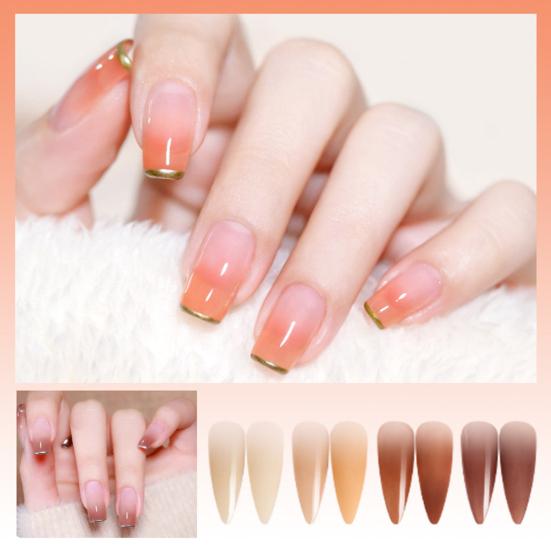 1 Box Nail Powder Fine DIY Non-fading Delicate 16 Colors Gradient Shining Glitter Salon Supply
