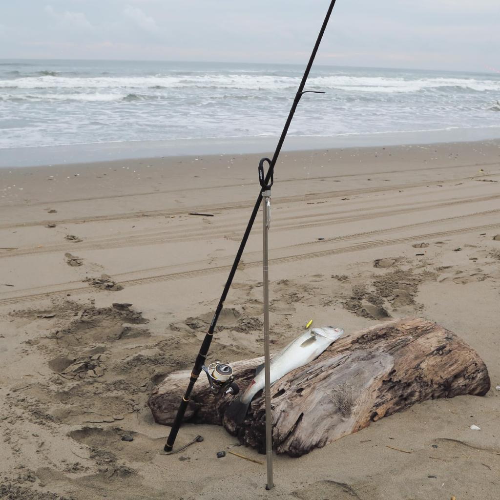 Mazume Surf Rod Stand MZAS-840 Stainless Steel Silver