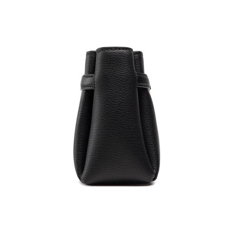 New MICHAEL KORS Leather Shoulder Bag, Baguette Bag, Shoulder Bag Trumpets Women's Black 32F2GAQC1L-001