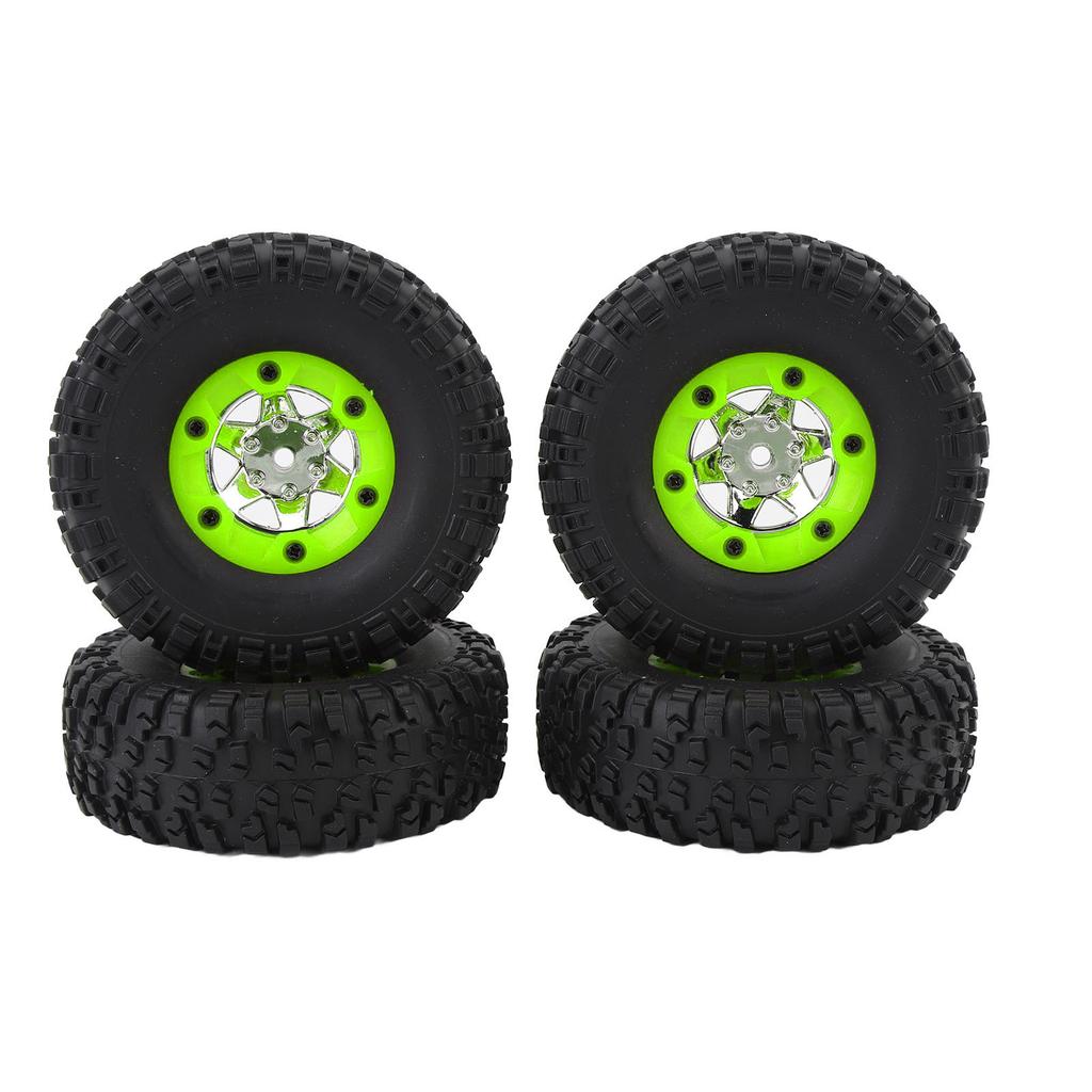 4Pcs Remote Control Car Tires Enhanced Grip Rubber RC Car Wheel Tyre Set Replacement for WLTOYS