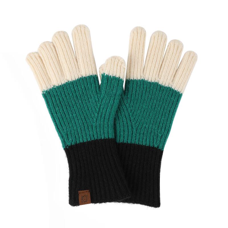 REACH STAR Winter Color Block Touchscreen Finger Gloves