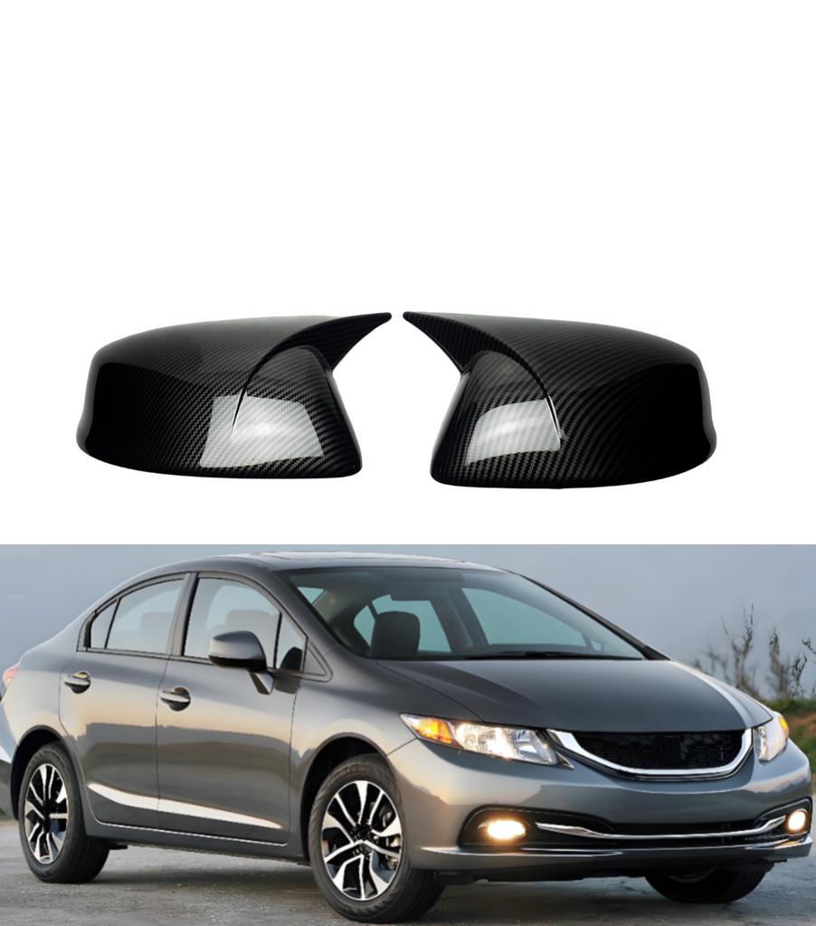 Car Rearview Side Mirror Cover Fit For Honda Civic Sedan 9th FB 2012 2013 2014 2015 Wing Cap Rear View Case Trim