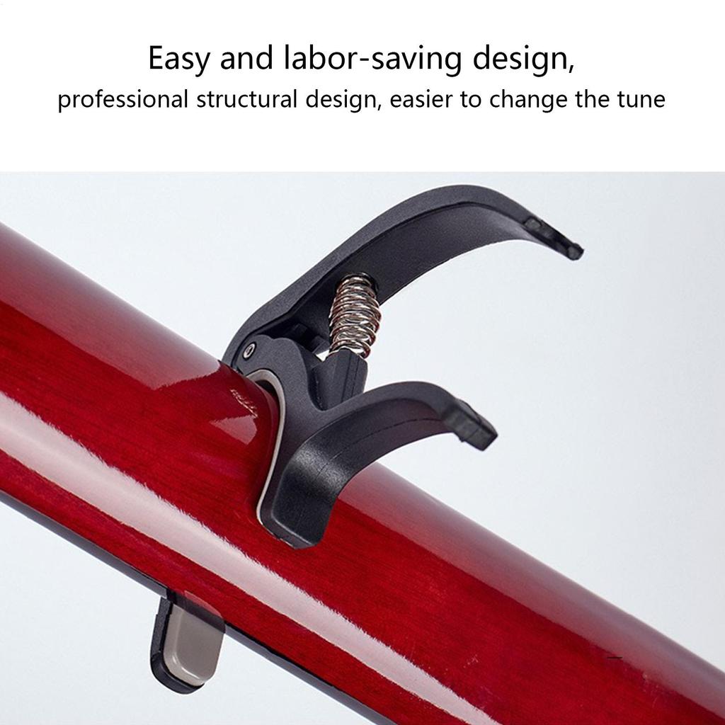 Guitar Capo Classical Guitar Tuning Capo Portable Spring Action Grabber Multifunctional Guitar Accessories For Folk Guitar