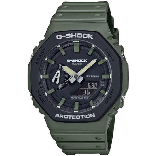 Casio Wristwatch G-Shock Domestic Genuine Product Utility Color Carbon Core Guard Structure GA-2110SU-3AJF Mens Green